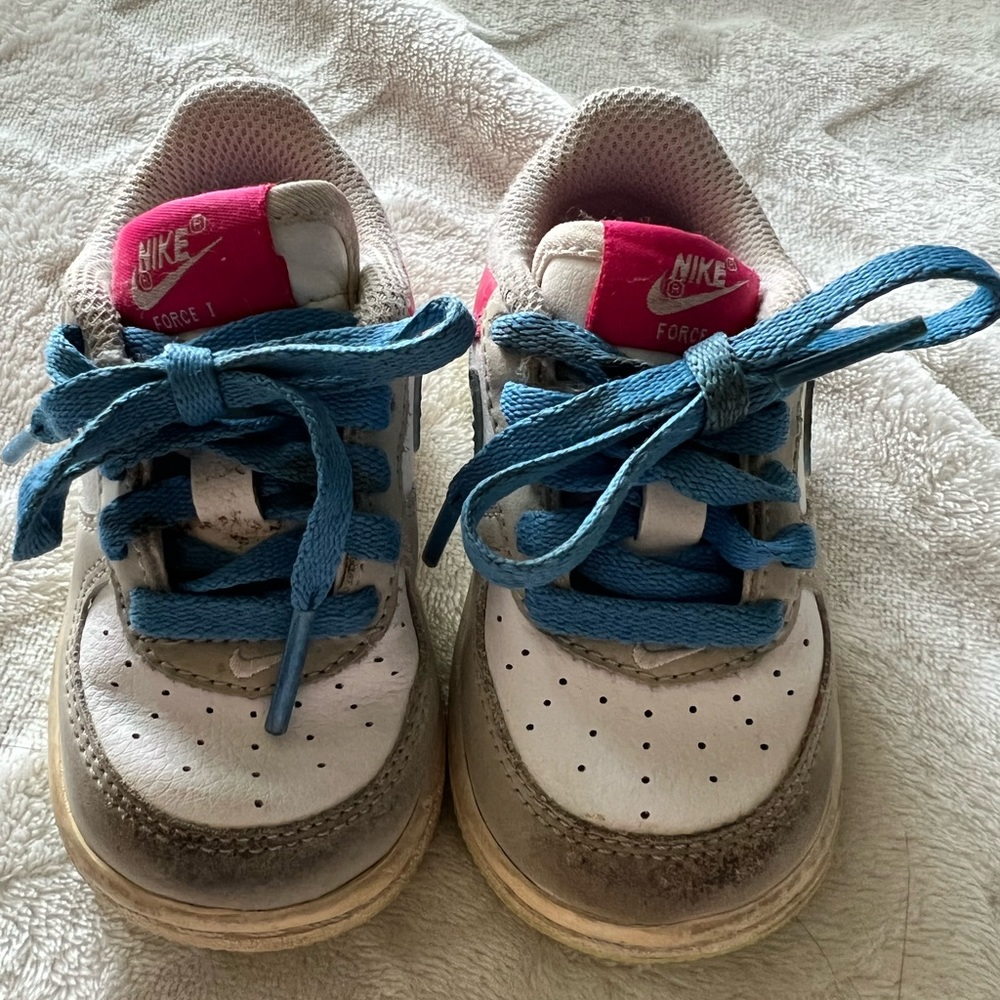 Nike Air Force 1 toddler girl shoes size 4c